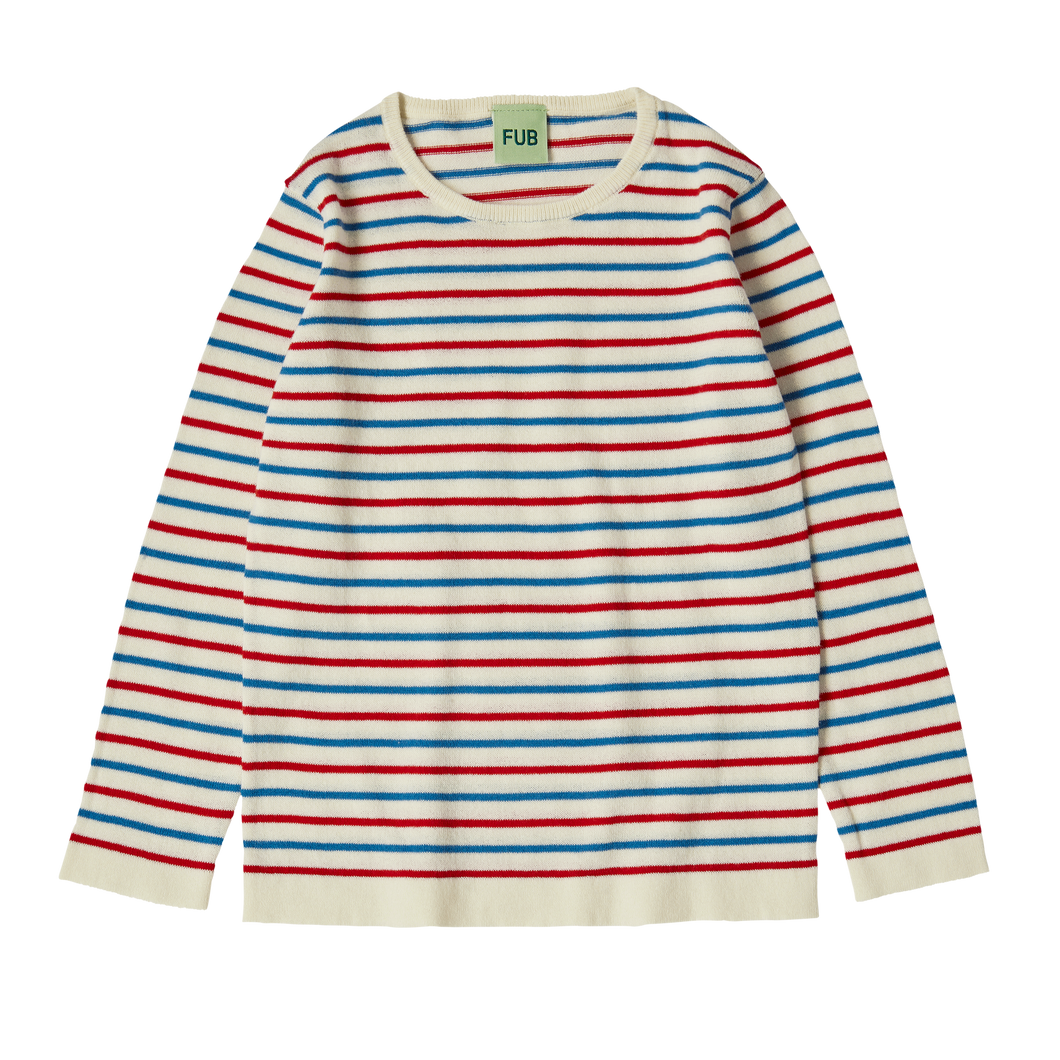 Contrast Striped Blouse Fub spring24