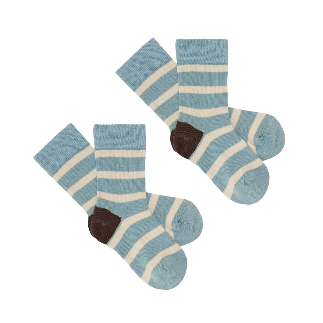 2 Pack Stripe Socks FUB - Little moon