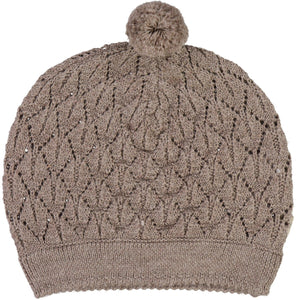 Knitted Hat Ezel Wheat Fall/Winter 22