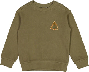 Sweatshirt Pinetree Terry Badge Wheat Fall/Winter 22