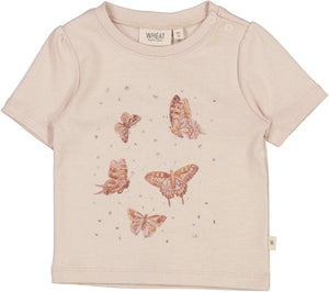 T-Shirt Butterflies Wheat Spring23