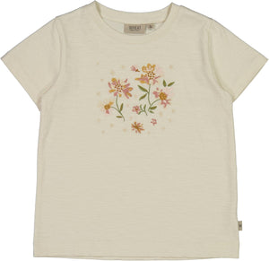 T-Shirt Flower Embroidery - Little moon