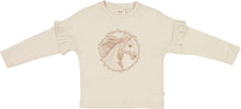 Indlæs billede til gallerivisning T-Shirt Horse Embroidery Wheat Fall/Winter 22
