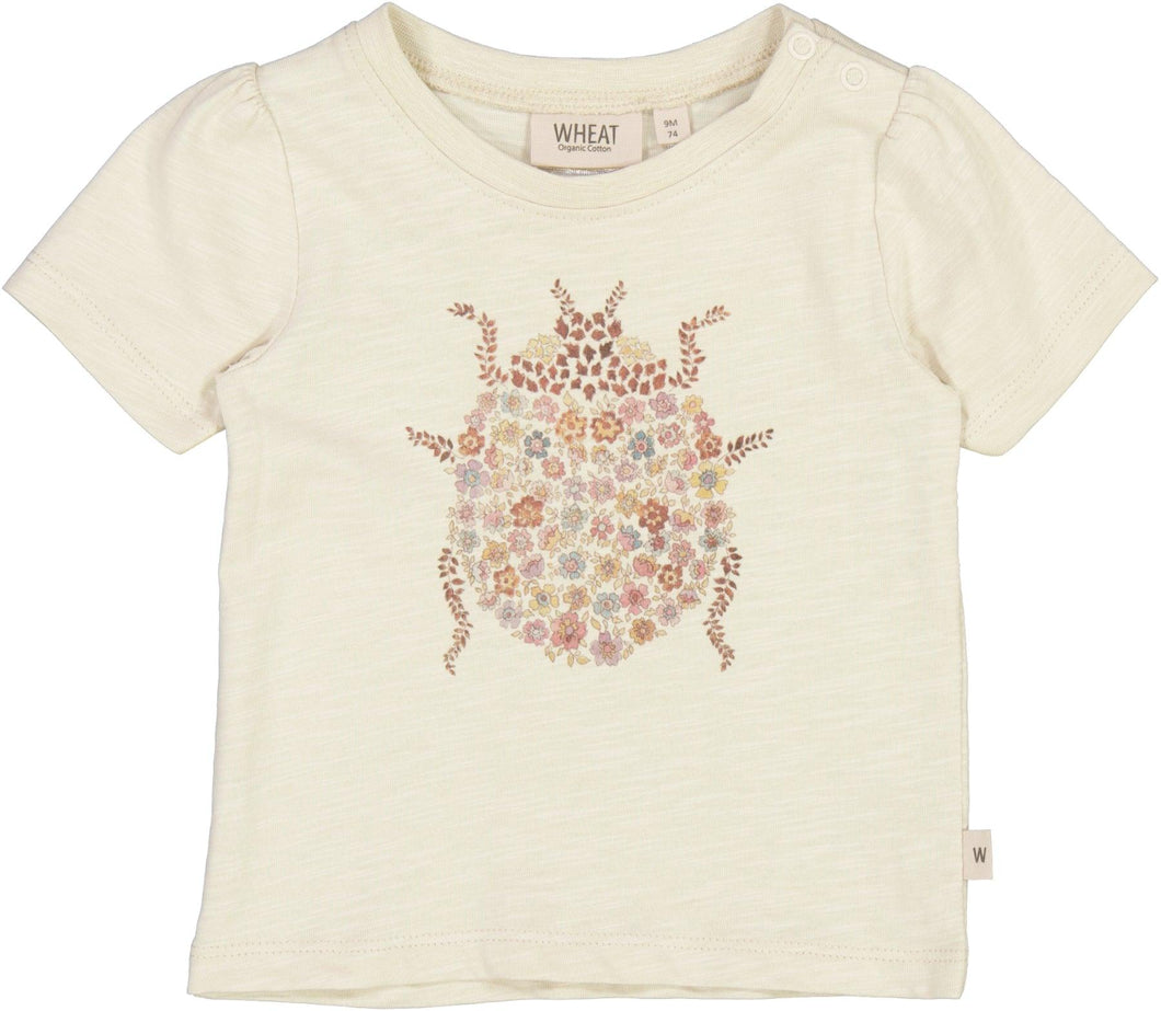 T-Shirt Ladybug Flower Wheat Spring23