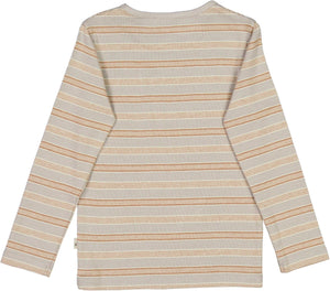 T-Shirt Striped LS Wheat Fall/Winter 22