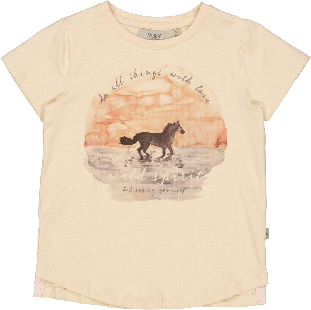 T-Shirt Sunset Horse - Little moon