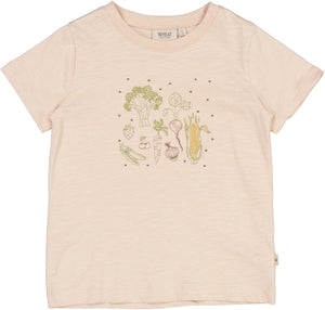 T-Shirt Vegetables Embroidery Wheat Spring23
