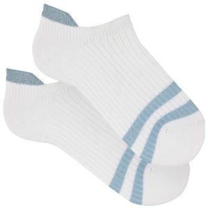 Trainer socks with two metallic stripes Condor