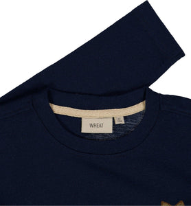 Wool T-Shirt Fox Embroidery - Little moon
